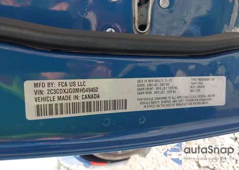 2021 Dodge Charger Sxt Awd from USA, damaged, VIN 2C3CDXJG0MH549452